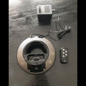 JBL iPod dock.